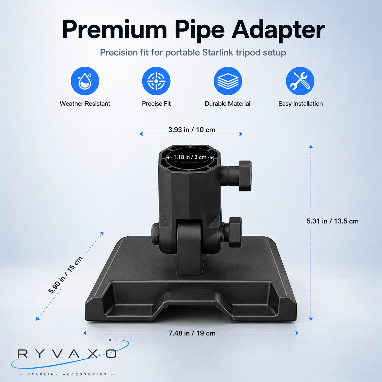 Ryvaxo Starlink Gen 3 power adapter for RV and camping setup, product detail image 3