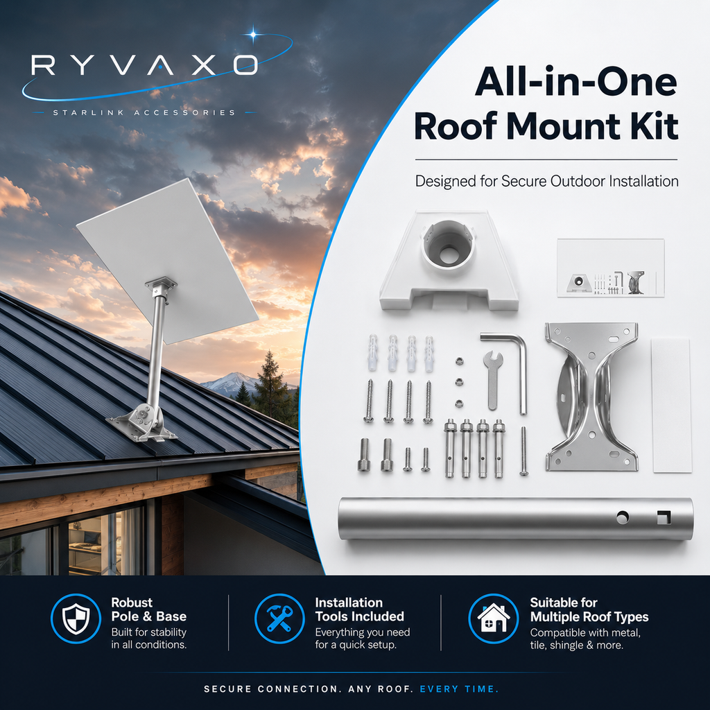 Ryvaxo Starlink Mini and Gen 3 power adapter for RV and camping setup, product detail image 3