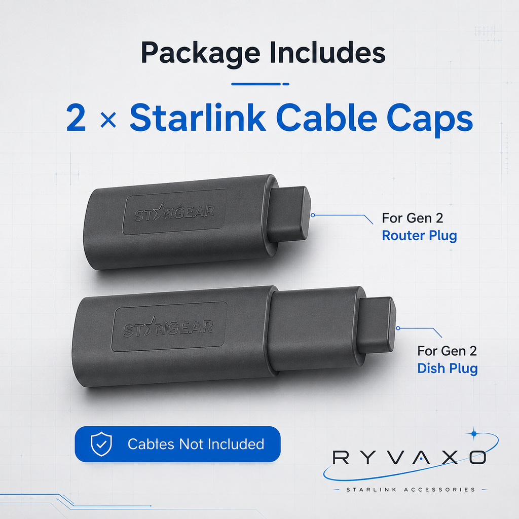 Ryvaxo Starlink Gen 2 power cable accessory for roof installation, product detail image 4