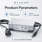 Ryvaxo Starlink Gen 3 power adapter for power and cable routing, product detail image 3