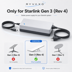 Ryvaxo Starlink Gen 3 power adapter for power and cable routing, product detail image 4