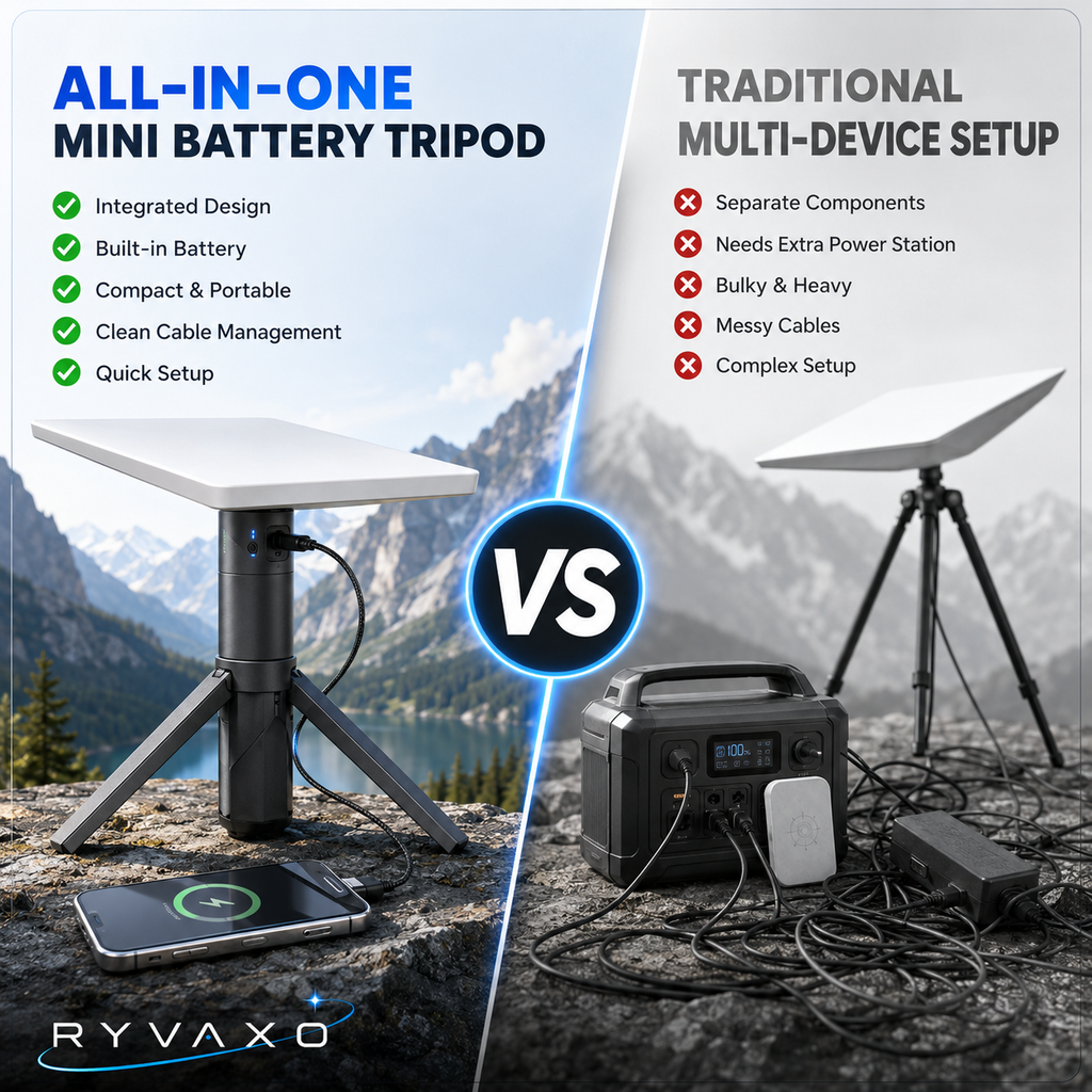 Ryvaxo Starlink Mini portable power bank for RV and camping setup, product detail image 2