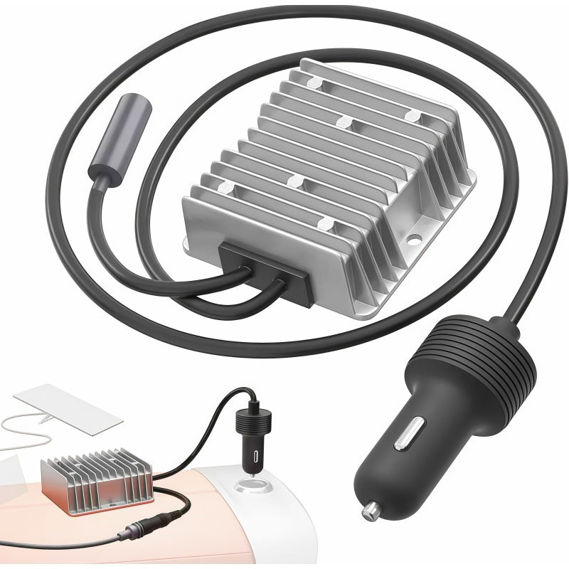 12V/24V to 57V Car Charger Step Up Converter with Female Plug for Starlink Gen 3