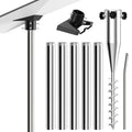 No-Dig Ground Anchor Pole Mount Kit for Starlink Gen 3 Dish