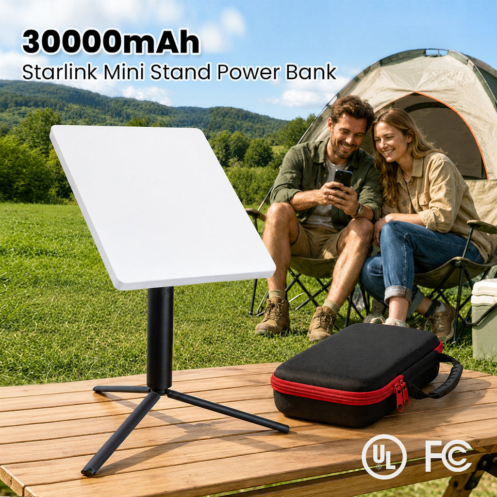 Starlink Mini Stand Power Bank 30000mAh, 100Wh With Carrying Case