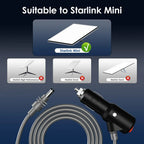 Ryvaxo Starlink Mini, Gen 2, and Gen 3 car charger adapter for RV and camping setup, product detail image 6