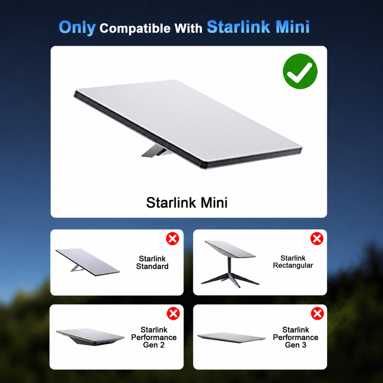 Ryvaxo Starlink Mini, Gen 2, and Gen 3 car charger adapter for RV and camping setup, product detail image 8