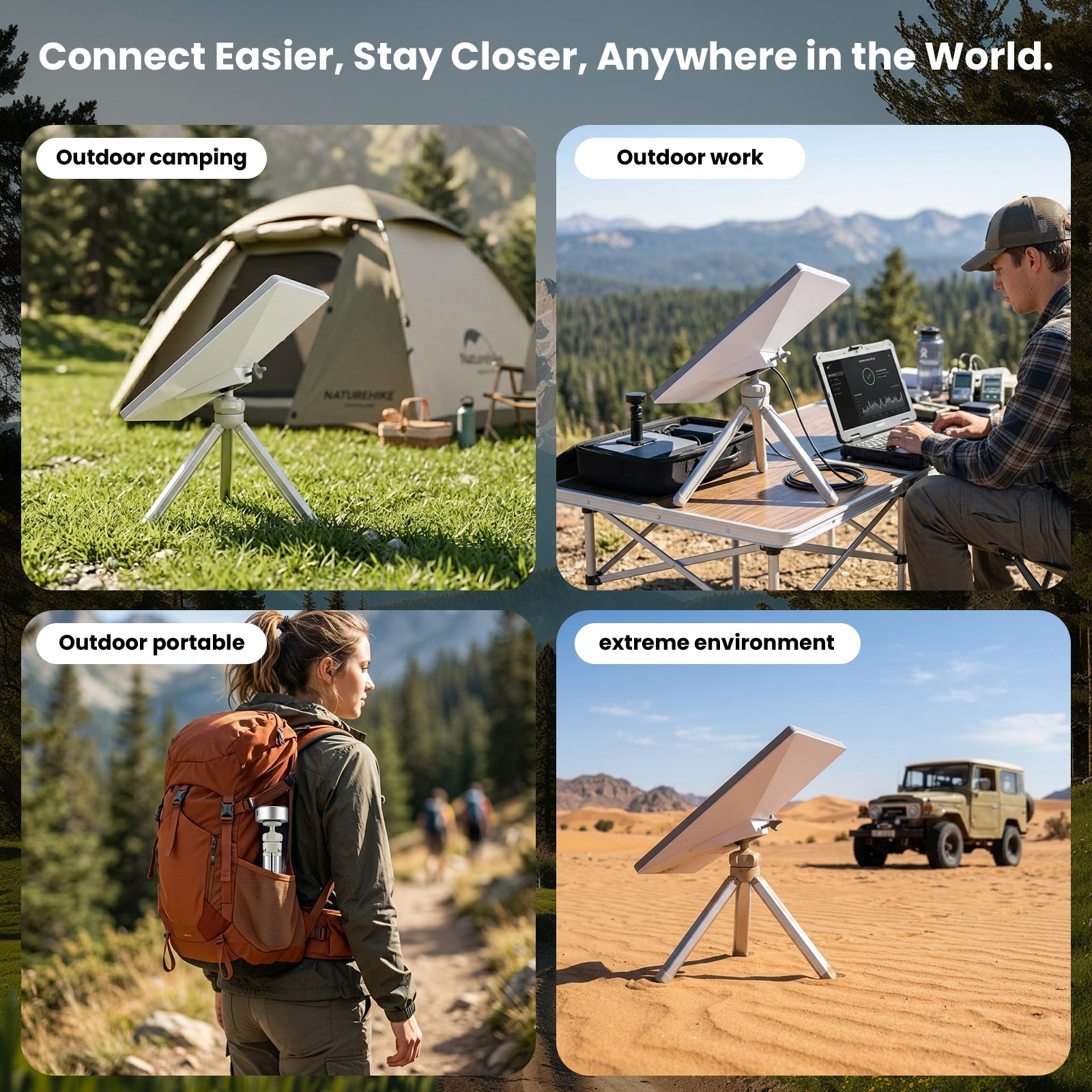Starlink Mini Portable Triangle Stand (Stand Only)
