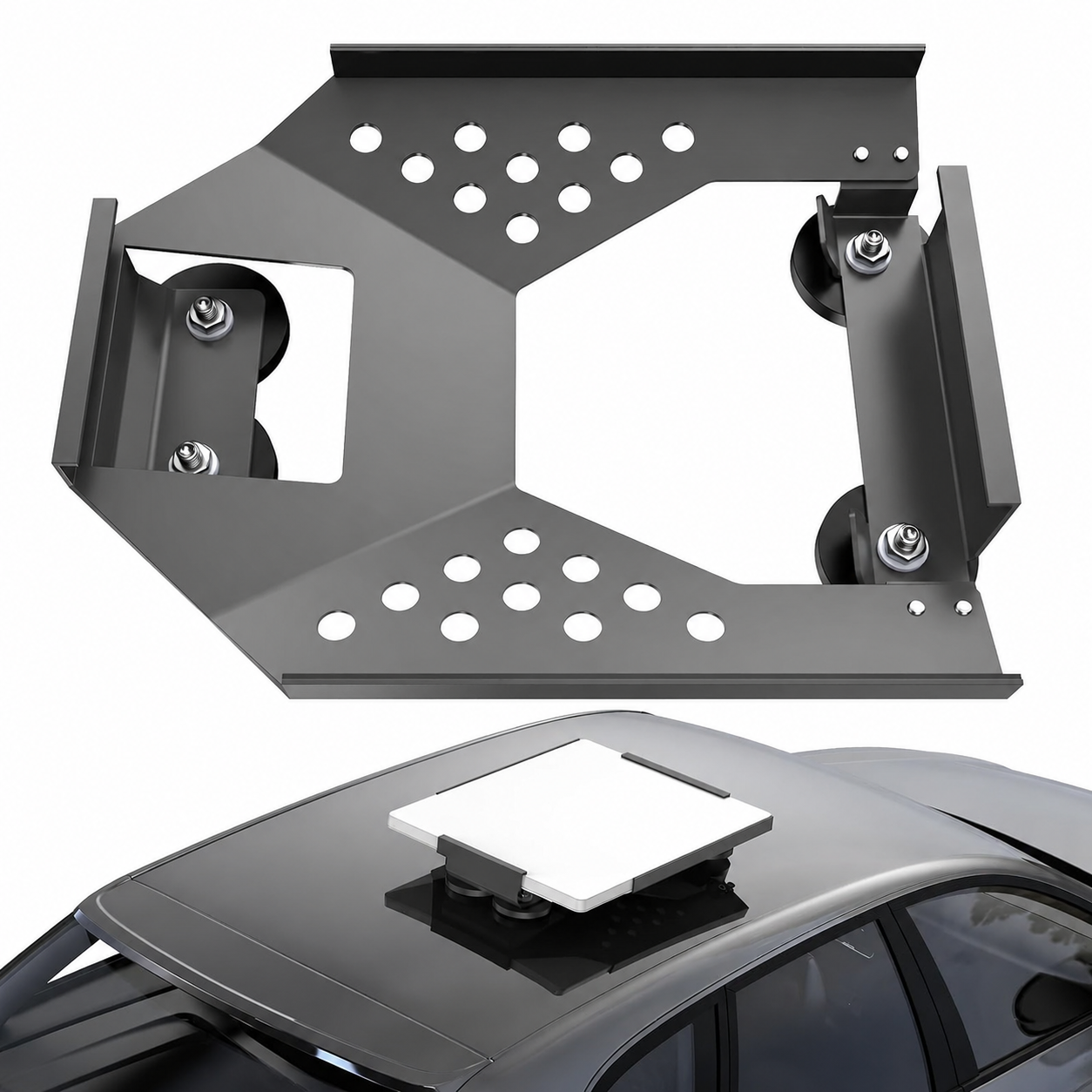 Magnetic Starlink Mini Car Mount Base Suction Cup Accessories Truck RV Flat Rack Roof Sunroof Kit Boat