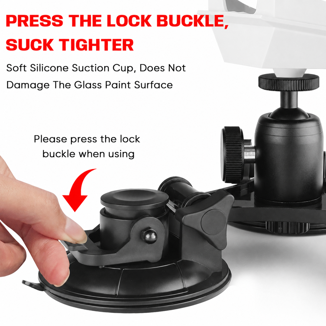 Starlink Mini Roof Triangular Suction Cup Mount 360 ° Horizontal Adjustment Suitable for Smooth Surface Installation Such as roof/sunroof/RV/Windows