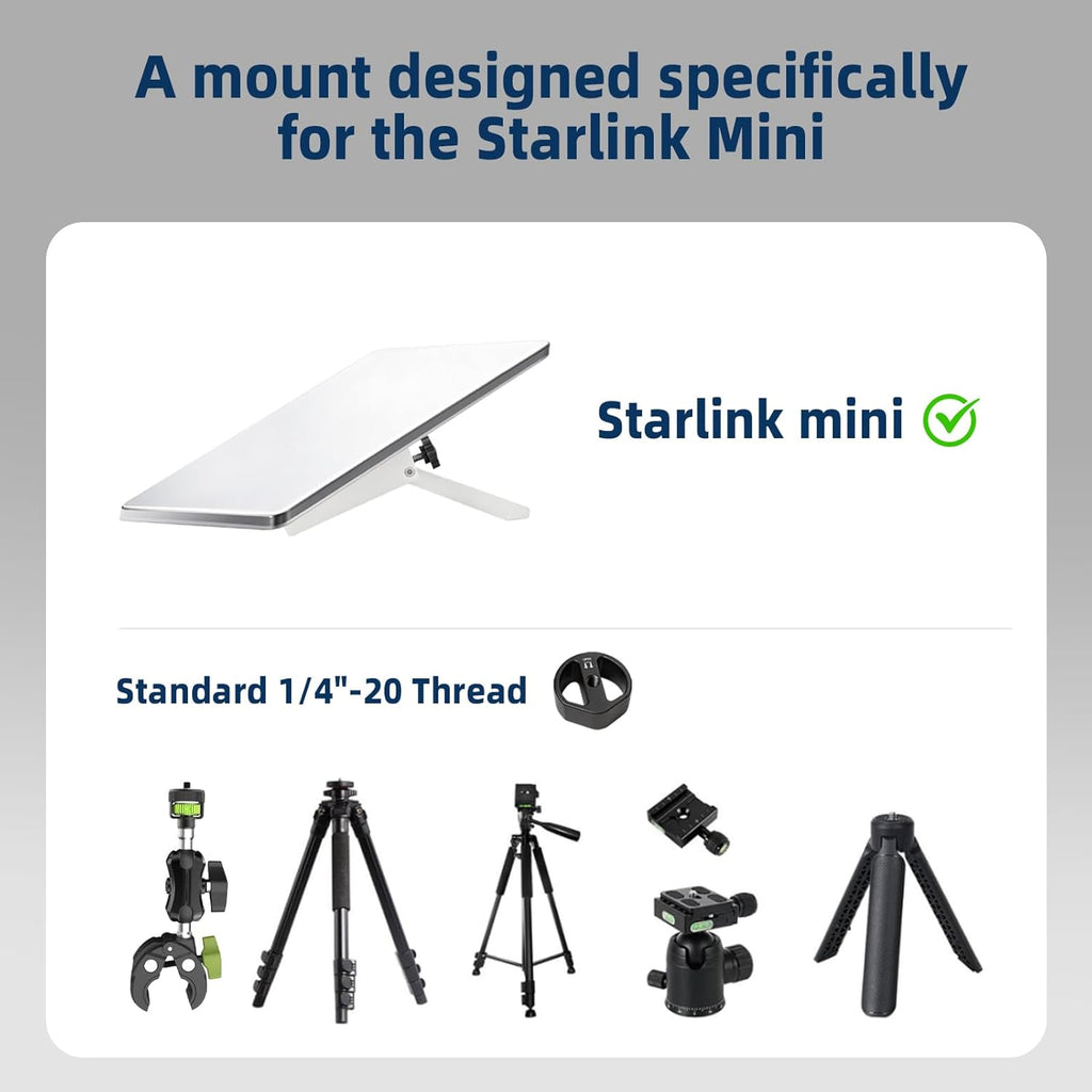 Starlink Mini 3-in-1 Adjustable Aluminum Mount Bracket