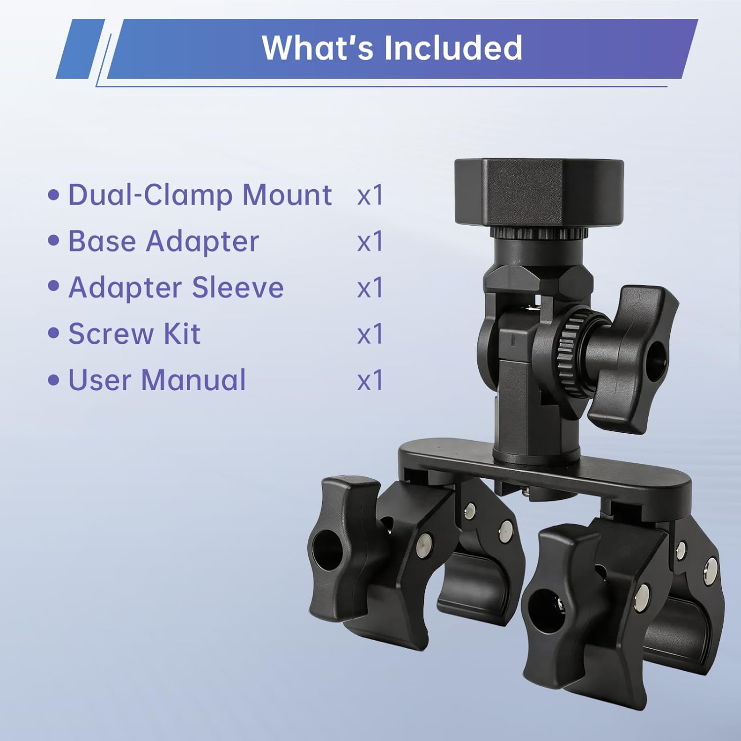 Starlink Mini Aluminum Adapter Dual-Clamp Vehicle Mount