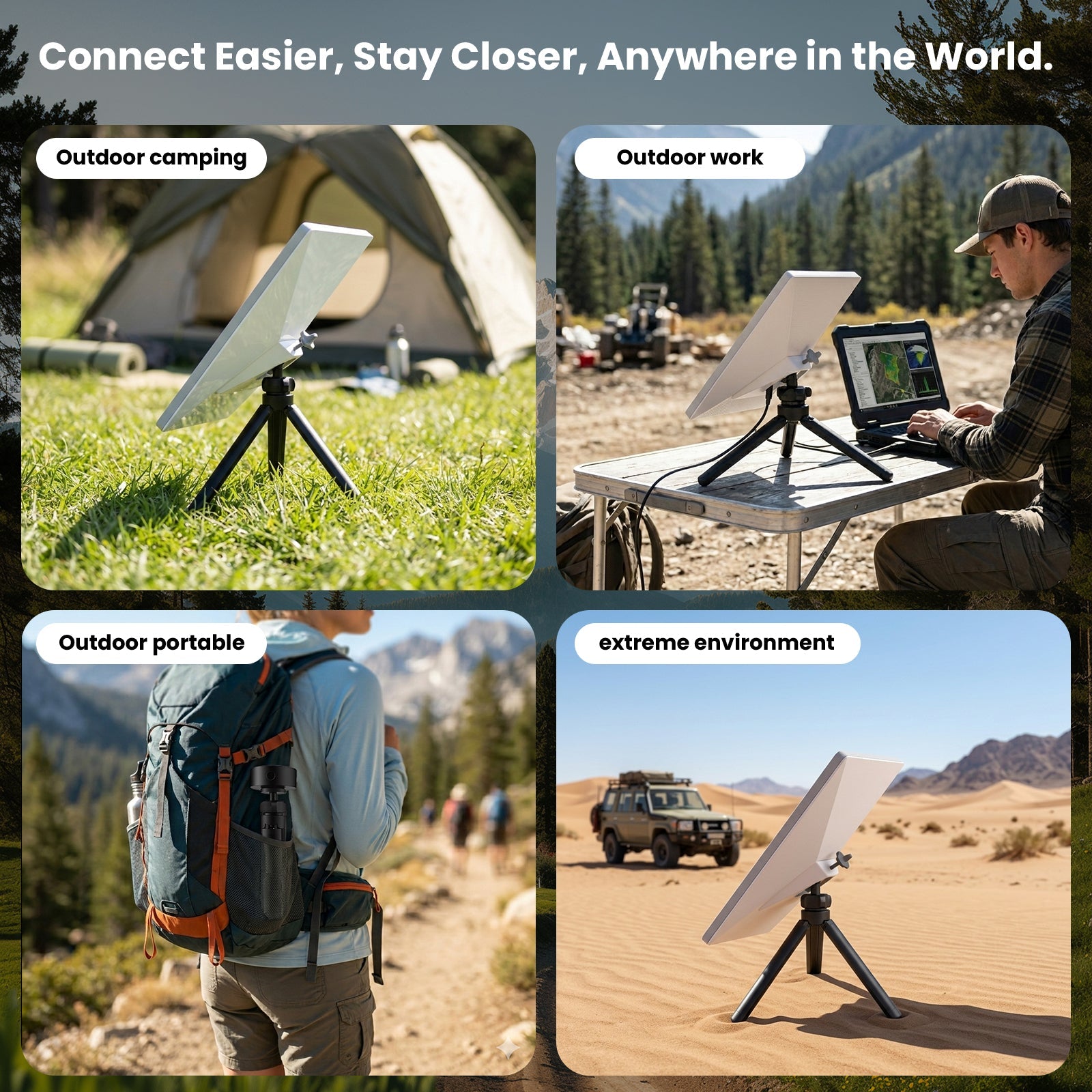 Starlink Mini Portable Triangle Stand (Stand Only)