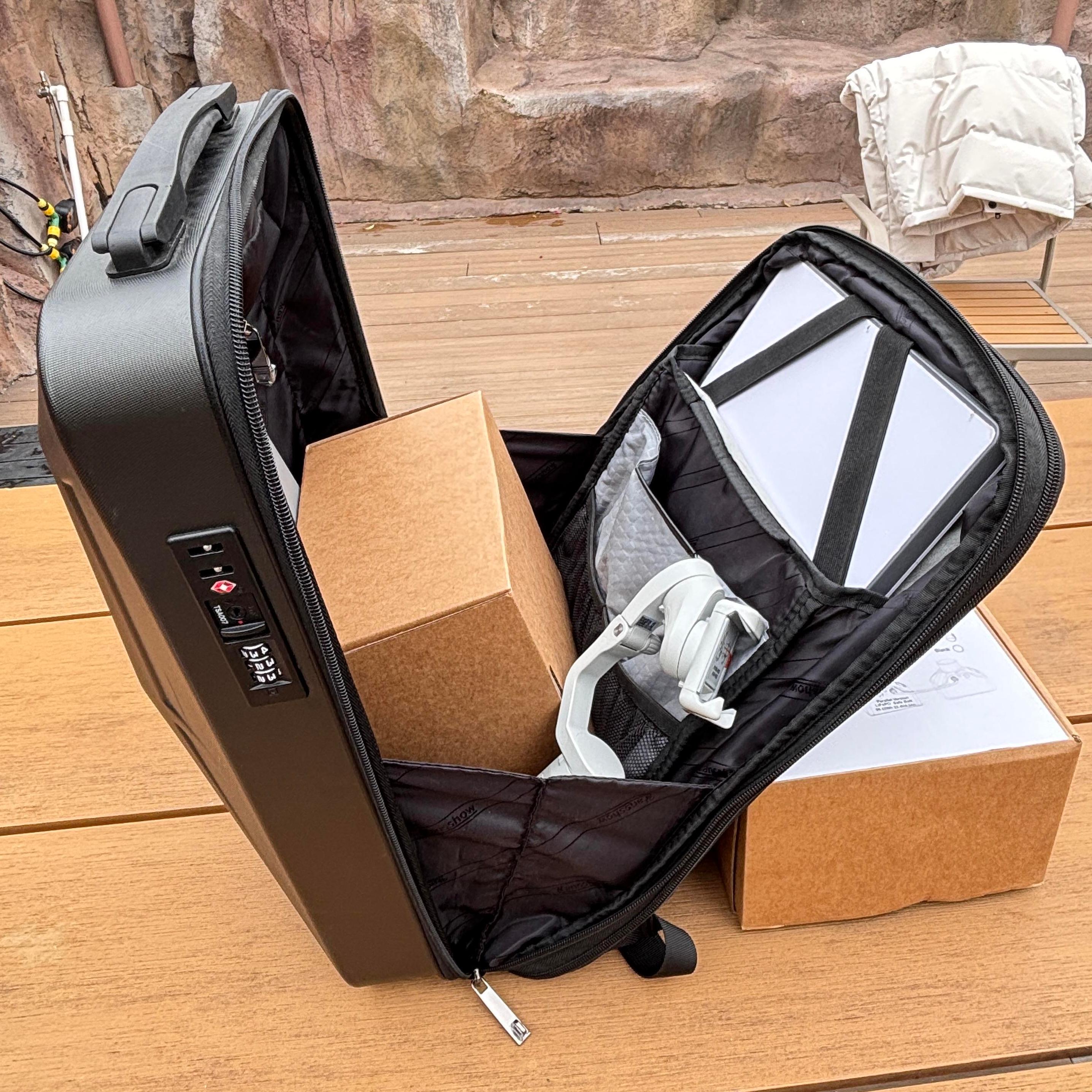 StarlinkCyber Hard-Shell Backpack for Starlink mini– Rigid Impact-Resistant Case Bag for Dish & Accessories