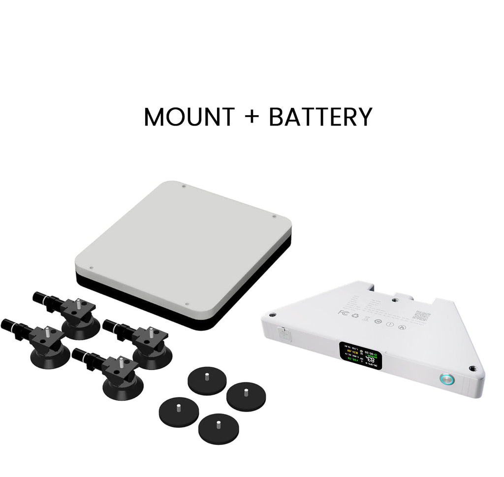 ASIGN Starlink Mini Roof & Interior Suction Mount for Car Roof, Windshield & Dash, Compatible with RV, Truck, SUV