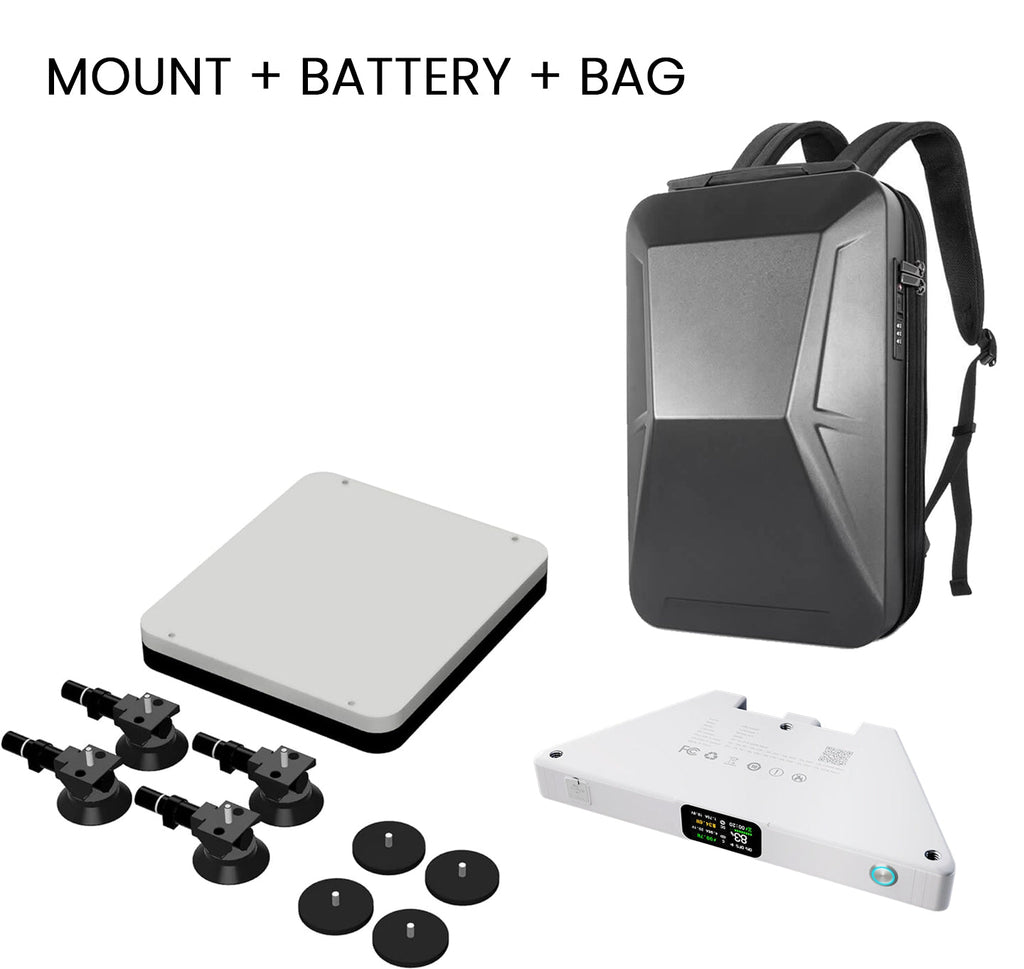 ASIGN Starlink Mini Roof & Interior Suction Mount for Car Roof, Windshield & Dash, Compatible with RV, Truck, SUV
